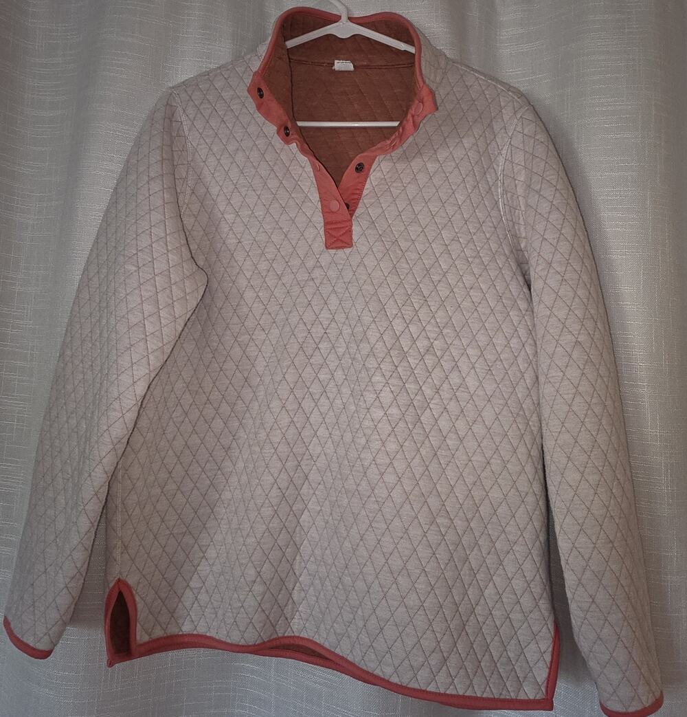 Marine Layer Reversible Lady Corbet Sweatshirt Medium